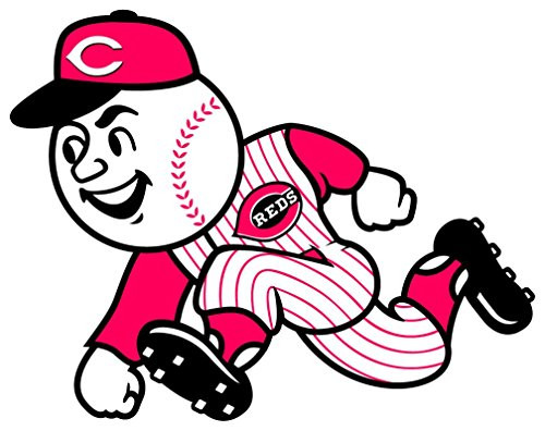 skyhighprint - Cincinnati Reds MLB Baseball Sport Decor Vinyl Print Sticker 14'' X 11''