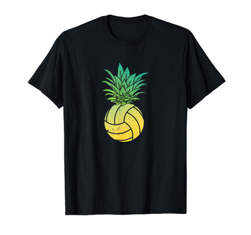Volleyball Player Coach Funny Pineapple T-Shirt