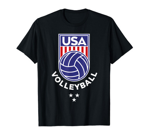 Volleyball USA Support the Team Shirt USA Flag Beach T-Shirt Volleyball USA Support the Team Shirt USA Flag Beach T-Shirt