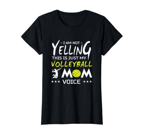 Volleyball Design - Not Yelling This Is Just My Mom Voice T-Shirt Volleyball Design - Not Yelling This Is Just My Mom Voice T-Shirt