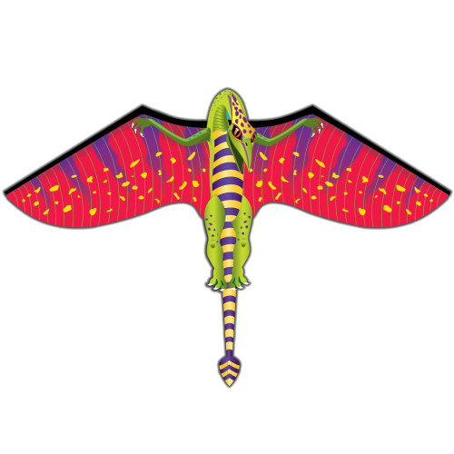 X Kites Wind Zone Pterodactyl DLX Nylon Kite, 70 Inches Wide