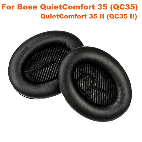 Replacement Ear Pads Earpads for Bose QuietComfort 35 (QC35) and QuietComfort 35 II (QC35 II) Around Ear Headphones Earpads with 'L and R' Lettering
