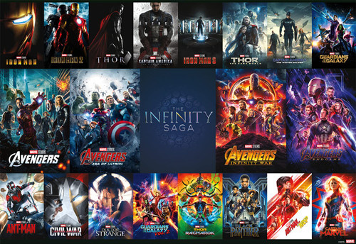 Buffalo Games - Marvel - The Infinity Saga - 2000 Piece Jigsaw Puzzle for Adults Challenging Puzzle Perfect for Game Nights - 2000 Piece Finished Size is 38.50 x 26.50