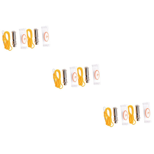 Unomor 6 pcs Survival Whistle Sports Whistle Safety Whistle Emergency Whistle Survive Life-Saving