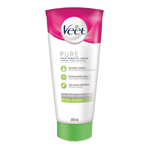 Veet Hair Removal Gel Cream for Dry Skin with Shea Butter & Lily Fragrance 6.76 oz