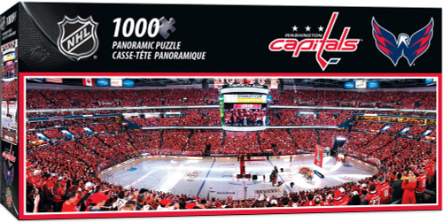 Masterpieces 1000 Piece Sports Jigsaw Puzzle - NHL Washington Capitals Center View Panoramic - 13"x39" Masterpieces 1000 Piece Sports Jigsaw Puzzle - NHL Washington Capitals Center View Panoramic - 13"x39"