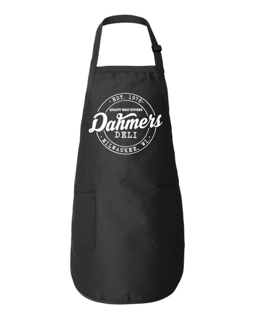 Freedomtees Dahmer's Deli Funny BBQ Full-Length Apron with Pockets
