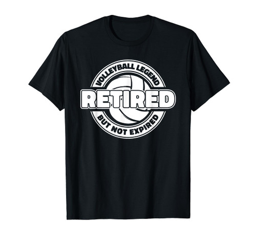 Beach Volleyball Retired Vball - Volleyball T-Shirt