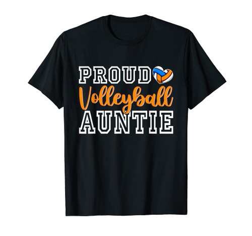 Cute Proud Volleyball Auntie Mother's Day Christmas T-Shirt Cute Proud Volleyball Auntie Mother's Day Christmas T-Shirt