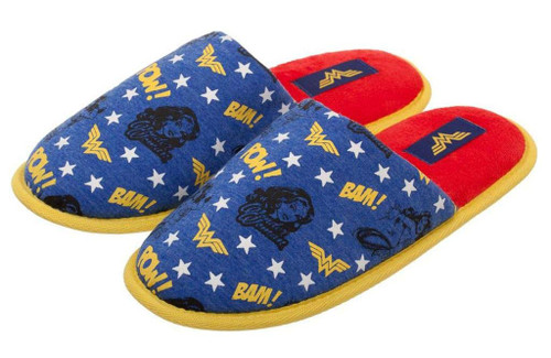 Bioworld DC Comics Wonder Woman Slide Slippers-Medium 7/8