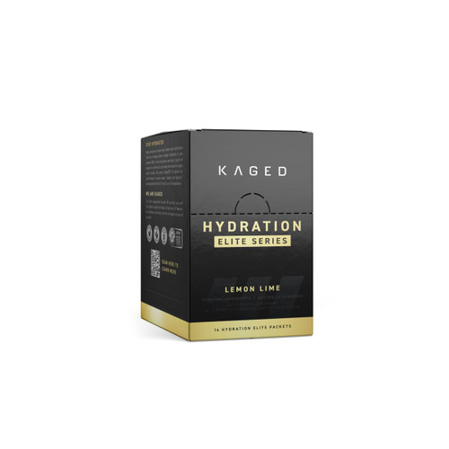 Kaged Electrolytes, Hydration Elite, Premium Electrolyte Powder Supplement, Intra Workout, Post Workout, Lemon Lime, 14 Travel Packets
