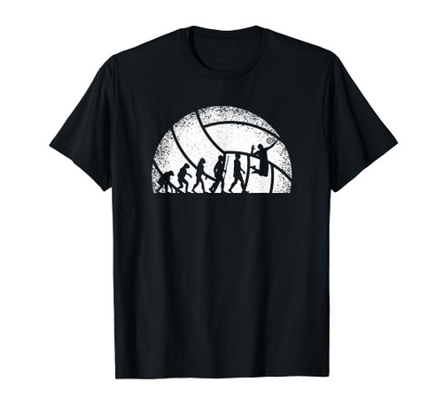 Funny Volleyball Evolution Volleyball Player T-Shirt