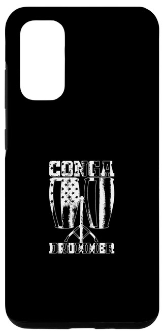 Galaxy S20 Conga Drummer Conga Player Conga Drums US Flag Congas Case