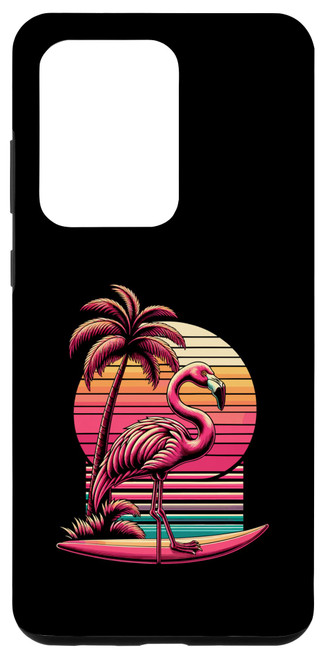 Galaxy S20 Ultra Flamingo Surfing Apparel Surfboard Surf Surfer Lover Case