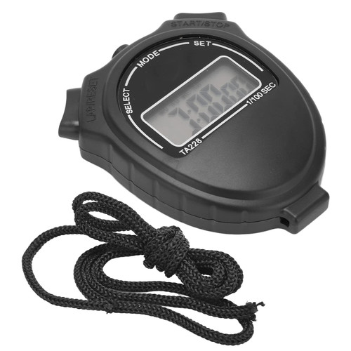 Multi Function Electronic Digital Sport Stopwatch Timer, TA228 Handheld Digital Stopwatch Timer Chronograph Outdoor Sports Training Stopwatch Timer for Sports Coaches Fitness Coaches and Referees