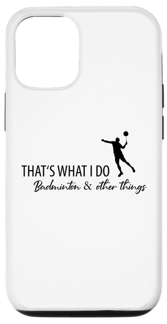iPhone 12/12 Pro Funny badminton shuttlecock Case