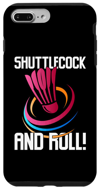 iPhone 7 Plus/8 Plus Shuttlecock and Roll! Funny Badminton Player Case