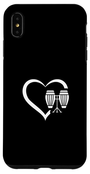 iPhone XS Max Conga In Heart Conga Player Conga Instruments Conga Musician Case