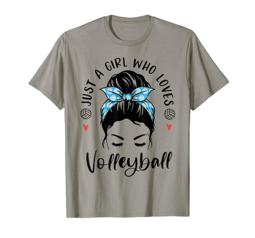 Just A Girl Who Loves Volleyball Gifts For Teen Girls T-Shirt Just A Girl Who Loves Volleyball Gifts For Teen Girls T-Shirt