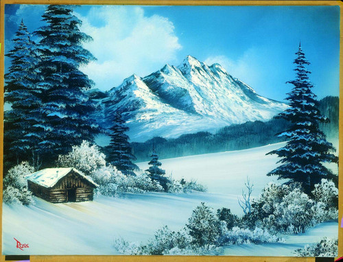 Toynk Bob Ross A Perfect Winter Day Nature Puzzle | 1000 Piece Jigsaw Puzzle