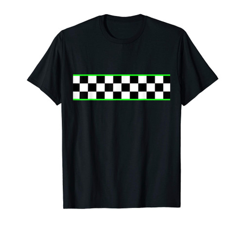 Racing Flag Pattern Checkered Flag Checkerboard T-Shirt