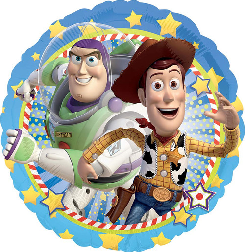 Anagram International Woody and Buzz Foil Balloon, 18 Inch, Multicolor