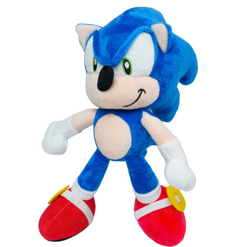 Sonic Plush Toy Blue Stuffed Animal Plush Doll, 11inch Hedgehog Cartoon Characters Sonic Plush Figure, Gift for Movie and Game Fans Sonic Plush Toy Blue Stuffed Animal Plush Doll, 11inch Hedgehog Cartoon Characters Sonic Plush Figure, Gift for Movie and Game Fans