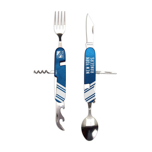Sports Vault NHL New York Rangers Utensil Multi Tool Sports Vault NHL New York Rangers Utensil Multi Tool