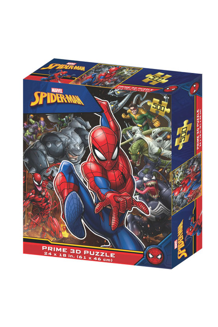Prime 3D ST32646 Spiderman 3D Puzzle, Multicolor Prime 3D ST32646 Spiderman 3D Puzzle, Multicolor