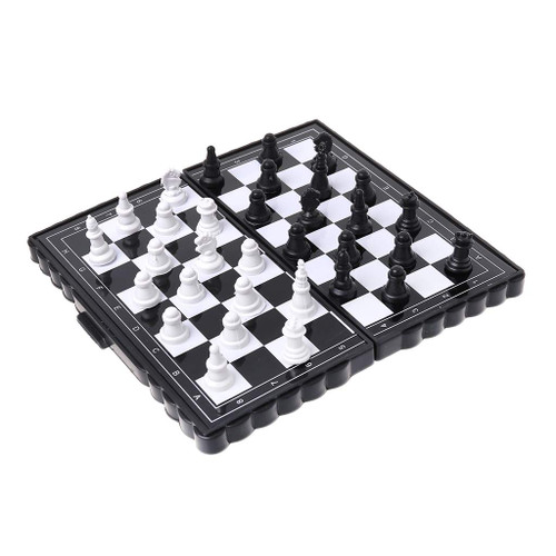 Youngy Magnetic Travel Chess Set with Folding Chess Board Educational Toys Travel Size Chess Game Board for Kids and Adults Chess Board Game for Adults Big