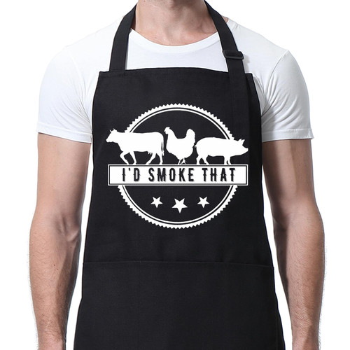 Fairy's Gift Funny Grilling Apron for Men, BBQ Apron with 3 Pockets, Funny Grill Apron, Kitchen Chef Apron - Funny Mens Apron - Valentines Day, Birthday BBQ Grill Gifts for Husband Dad Him BBQ Lover