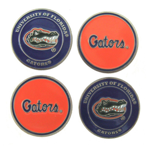(4) Florida Gators Golf Ball Markers