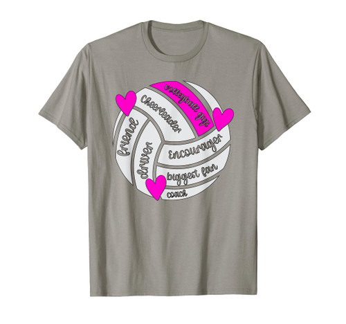 Volleyball Gigi Proud Grandma Gigi Of A Volleyball Player T-Shirt
