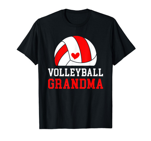 Volleyball Grandma Proud Volleyball Player Grandmother T-Shirt Volleyball Grandma Proud Volleyball Player Grandmother T-Shirt