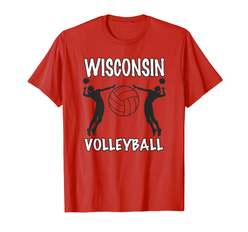 Wisconsin Volleyball Fan Game T-Shirt