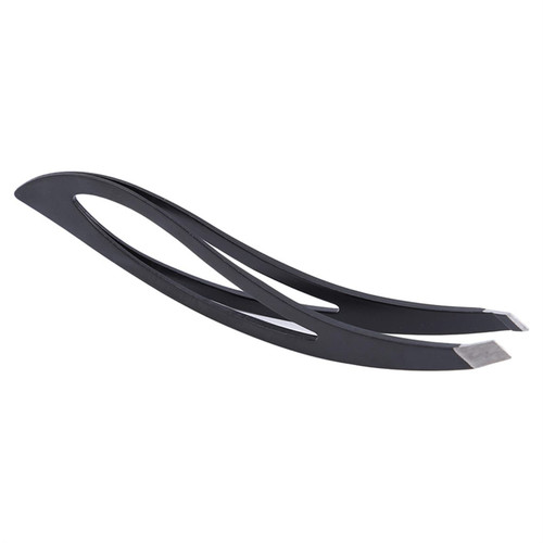 GOOIT Slant Eyebrow Tweezers for Women Men - Precision Tweezers for Eyebrows, Facial Hair Ingrown Hair Removal - Professional Stainless Steel (Black) GOOIT Slant Eyebrow Tweezers for Women Men - Precision Tweezers for Eyebrows, Facial Hair Ingrown Hair Removal - Professional Stainless Steel (Black)