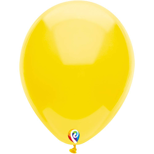 Pioneer National Latex 12" Funsational Yellow Latex Party Balloons