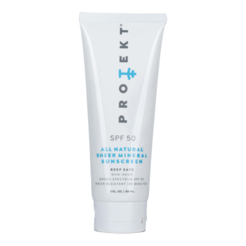 Protekt SPF50 Zinc Oxide Sunscreen Lotion - UVA/UVB Broad Spectrum Mineral Sunscreen for Sensitive Skin - 3oz - Reef Safe, Kid Safe and Water Resistant - Protects Up To 80 Minutes - Made in the USA Protekt SPF50 Zinc Oxide Sunscreen Lotion - UVA/UVB Broad Spectrum Mineral Sunscreen for Sensitive Skin - 3oz - Reef Safe, Kid Safe and Water Resistant - Protects Up To 80 Minutes - Made in the USA