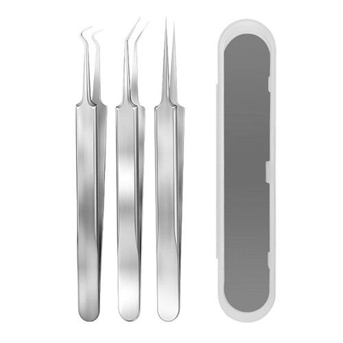 shudyear Blackhead Remover Tool Set 3pcs,Acne Extractor Tool,blackheads Acne kit,Whiteheads Popper,Acne Removal