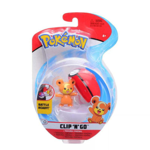 Pokemon - Clip n' Go - Teddiursa & Poke Ball (PKW0152)