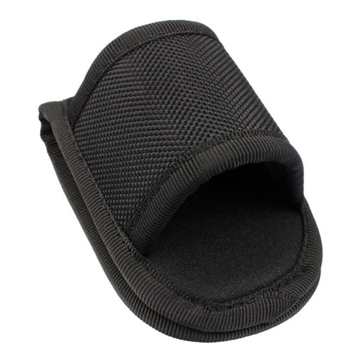 Outdoors Duty Belt Open Top D Cell Compact Light Holders Nylon Weave Pu Flashlight Pouch for Camping D Cell Light Holders Flashlight Holder Belt Clip Flashlight Pouch Holder D