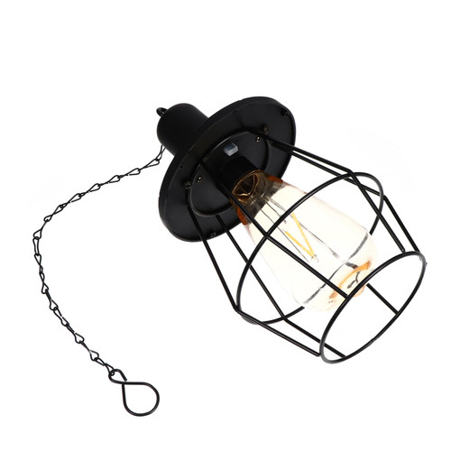 DOITOOL Solar Wrought Iron Lamp Lantern Ceiling Retro Garden Lamps Outdoor Garden Lights Vintage Hanging Lamp Solar Hanging Light Outdoor Hanging Solar Light High Power Antique Lamp