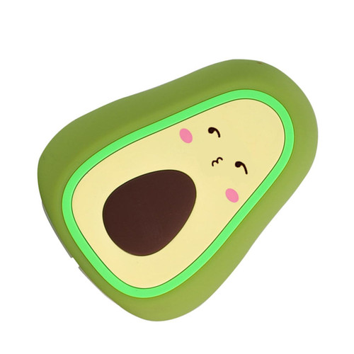 OSALADI Avocado Silicone Lamp Led Desktop Light Touch Light Bedside Table Lamp Fruit Night Light Creative Night Lamp Kid Room Night Light Push Interior Light Household Child Silica Gel