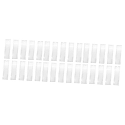 30 Pcs Bookmark Mold Crystal Epoxy Molds Epoxy Resin School Supplies Blank Bookmark Making Tools DIY Silicone Molds Molde De para Resina Uv Epoxy Crafts Simple Student Silica Gel