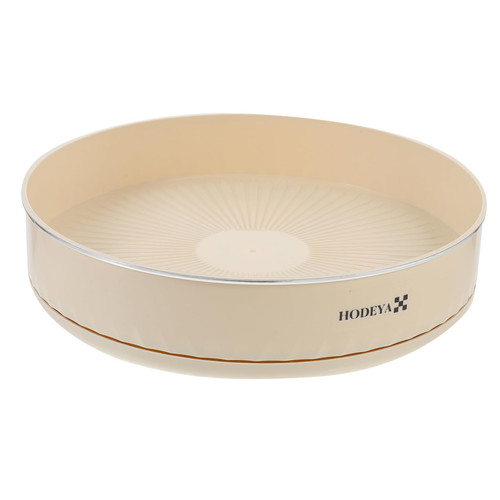 FUNOMOCYA Seasoning Box Turntable Food Tray Spices Round Spice Jar Organizer Tray Rotatable Seasoning Holder Bathroom Organizer Spice Rack Plastic to Rotate Skin Care Product Rack Storage