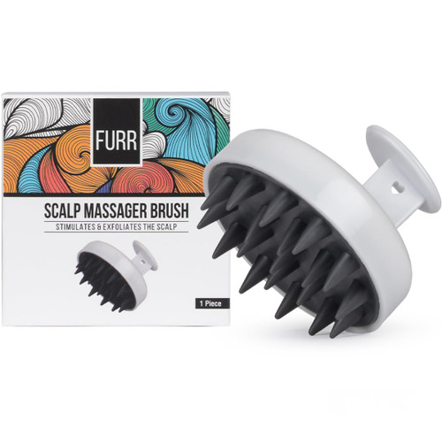 FURR Scalp Massager Brush | Hair Scalp Massager Hair Growth | Head Massager Scalp Stress Relax | Scalp Brush | Scalp Massager Shampoo Brush | Hair Scrubber | Dog Wash Brush | Dog Shampoo Brush