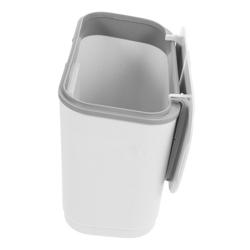 HOMSFOU Trashcan Bins Trash Can with Lid Household Hanging Waste Can Hanging Garbage Container Trash Bin Home Trash Can Hanging Waste Bin Garbage Can White Small Accessories Slider Banana