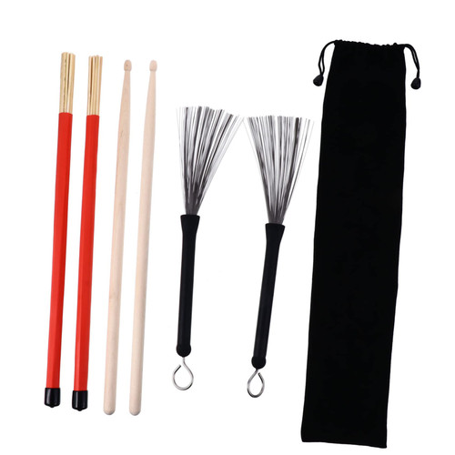 VICASKY 1 Set Percussion Instrument Accessories Kids Suit Electronic Accessories Instruments for Kids Electronic Drum Sticks Kids Drumsticks Brush Drumsticks Drum Brush Sticks Child Maple