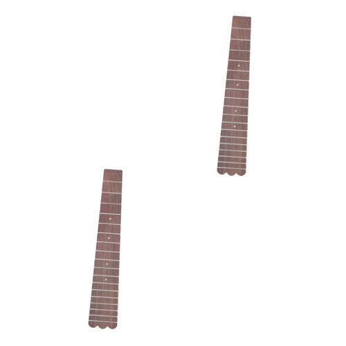 SUPVOX 2pcs Ukulele Fingerboard Ukulele Chord Chart Wood Fingerboard Ukuleles Folk Guitar Fretboards Guitar Neck Fretboard Music Fret Fingerboard Ukulele Neck Stringed Instrument Rosewood