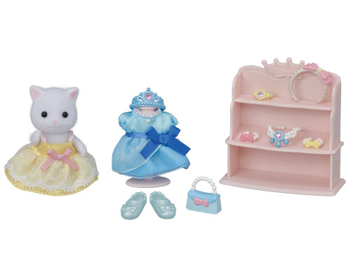 Calico Critters Princess Dress Up Set, Dollhouse Playset with Figure and Accessories Calico Critters Princess Dress Up Set, Dollhouse Playset with Figure and Accessories